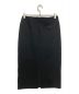 UNTITLED (アンタイトル) ダブルフェイスジャージナロースカート ブラック サイズ:3：3480円