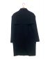 CEDRIC CHARLIER (セドリック シャルリエ) スタンドカラーコート ブラック サイズ:USA4 / I38：9800円