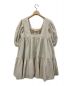 ALEXIA STAM (アリシアスタン) Cotton Linen Tiered Short Dress ベージュ サイズ:S：7800円