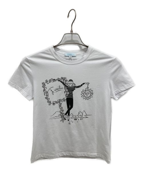 Emilio Pucci（エミリオ プッチ）Emilio Pucci (エミリオ プッチ) プリントTシャツ ホワイト サイズ:Sの古着・服飾アイテム