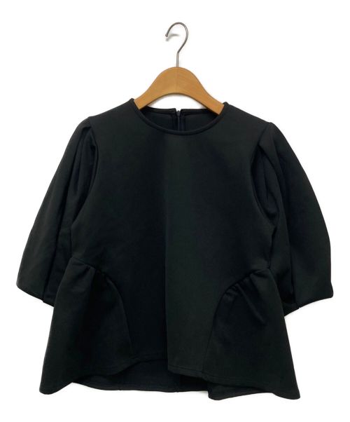 regleam（リグリーム）regleam (リグリーム) タックスリーブポンチプルオーバー ブラック サイズ:Fの古着・服飾アイテム