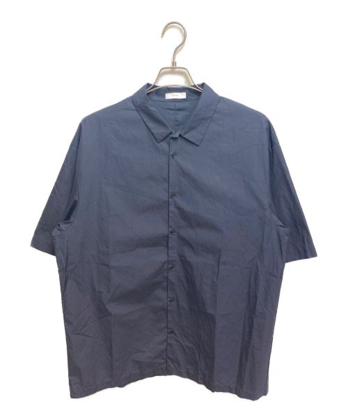 ATON（エイトン）ATON (エイトン) スビンブロード オーバーサイズ シャツ ネイビー サイズ:06の古着・服飾アイテム