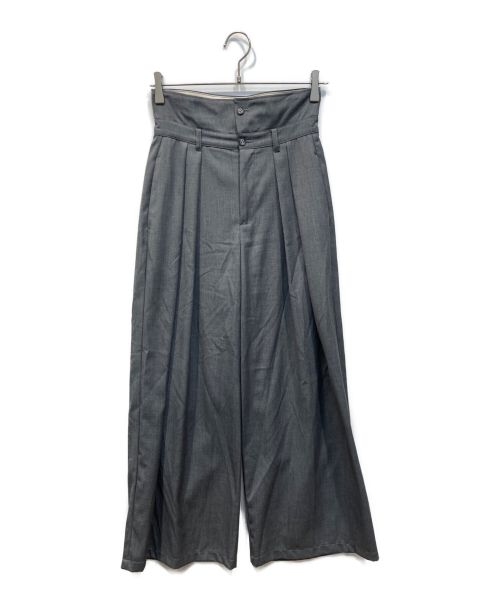Snidel（スナイデル）Snidel (スナイデル) ウエストデザインパンツ グレー サイズ:Sの古着・服飾アイテム