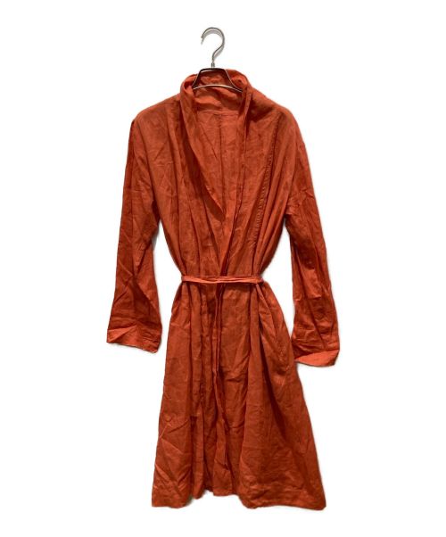 DAMA collection（ダーマコレクション）DAMA collection (ダーマコレクション) ロングリネンガウン オレンジ サイズ:SIZE1の古着・服飾アイテム