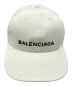 BALENCIAGA (バレンシアガ) キャップ ホワイト サイズ:L(58)：12800円