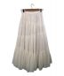 anuans (アニュアンス) ボリュームティアードオーガンジースカート ホワイト サイズ:S：7800円