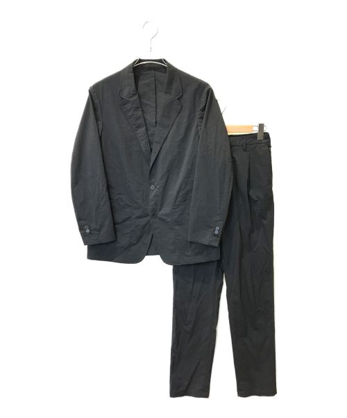 UNITED ARROWS（ユナイテッドアローズ）UNITED ARROWS (ユナイテッドアローズ) シアサッカーセットアップスーツ ブラック サイズ:Mの古着・服飾アイテム