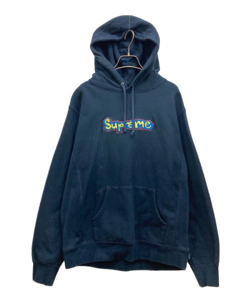 SUPREME（シュプリーム）SUPREME (シュプリーム) Gonz Logo Hooded Sweatshirt　ゴンズロゴフーディーs ネイビー サイズ:Mの古着・服飾アイテム