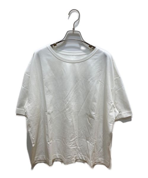 Noble（ノーブル）Noble (ノーブル) サイドスリットTシャツ ホワイト サイズ:Ｆの古着・服飾アイテム