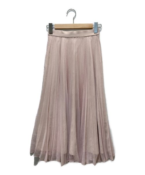 CELFORD（セルフォード）CELFORD (セルフォード) プリントプリーツスカート ピンク サイズ:36の古着・服飾アイテム
