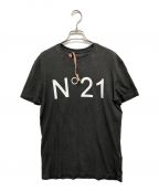 N°21ヌメロヴェントゥーノ）の古着「ウォッシュロゴTシャツ」｜グレー