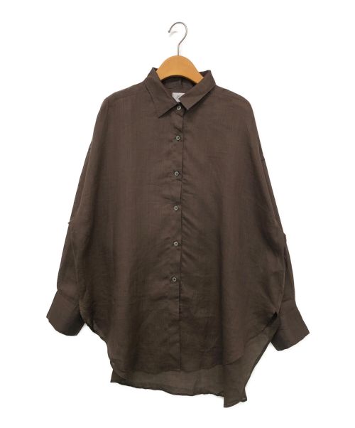 Lisiere（リジェール）Lisiere (リジェール) RAMIE シャツ ブラウン サイズ:-の古着・服飾アイテム