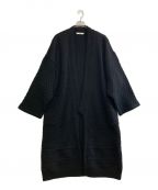 yashikiヤシキ）の古着「Tsukimi Knit Coat」｜ブラック