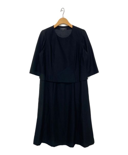 LANVIN（ライバン）LANVIN (ライバン) フォーマルワンピース ブラック サイズ:48の古着・服飾アイテム