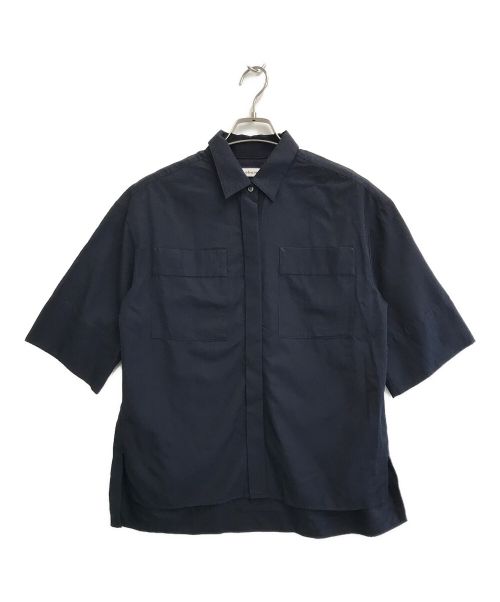 ebure（エブール）ebure (エブール) 半袖シャツ ネイビー サイズ:SIZE 38の古着・服飾アイテム