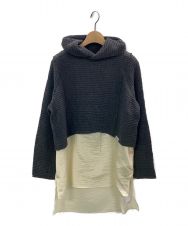 Ameri VINTAGE (アメリヴィンテージ) RECOVER WAFFLE HOODIE グレー サイズ:F