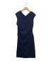 DIANE VON FURSTENBERG (ダイアンフォンファステンバーグ) Cap Slv Ruched Jersey Dress ブルー サイズ:10：9800円