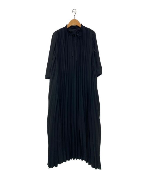 L'Or（ロル）L'Or (ロル) Youryu Pleats Dress ブラック サイズ:Fの古着・服飾アイテム