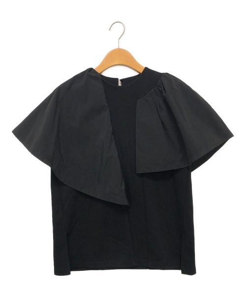 ELENDEEK（エレンディーク）ELENDEEK (エレンディーク) フレアスリーブカットソー ブラック サイズ:Fの古着・服飾アイテム