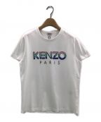 KENZOケンゾー）の古着「スパンコールロゴTシャツ」｜ホワイト