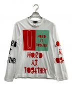 COMME des GARCONS HOMME PLUSコムデギャルソンオムプリュス）の古着「Long Sleeve Hold It Together Tee」｜ホワイト