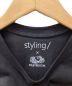 styling/ (スタイリング) FRUIT OF THE LOOM (フルーツオブザルーム) ノースリーブ パックTシャツ ブラック：3980円