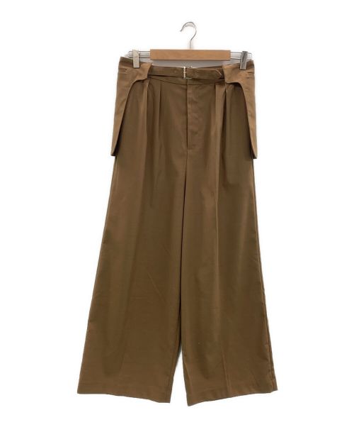 RIM.ARK（リムアーク）RIM.ARK (リムアーク) ポケットベルトパンツ ブラウン サイズ:36の古着・服飾アイテム