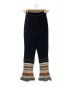 mame kurogouchi (マメクロゴウチ) Rib Jacquard Kintted Pants ブラック サイズ:1：13000円