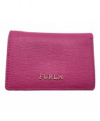 FURLAフルラ）の古着「3つ折り財布」｜ショッキングピンク