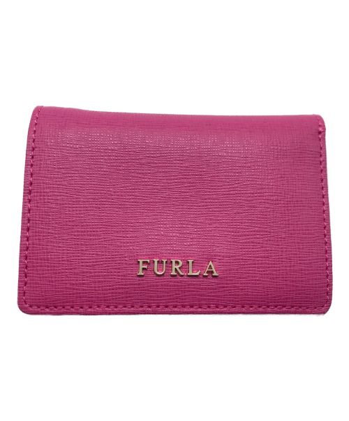 FURLA（フルラ）FURLA (フルラ) 3つ折り財布 ショッキングピンクの古着・服飾アイテム