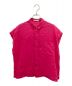 GALERIE VIE（ギャルリーヴィー）の古着「インドコットンフレンチスリーブシャツ」｜ピンク