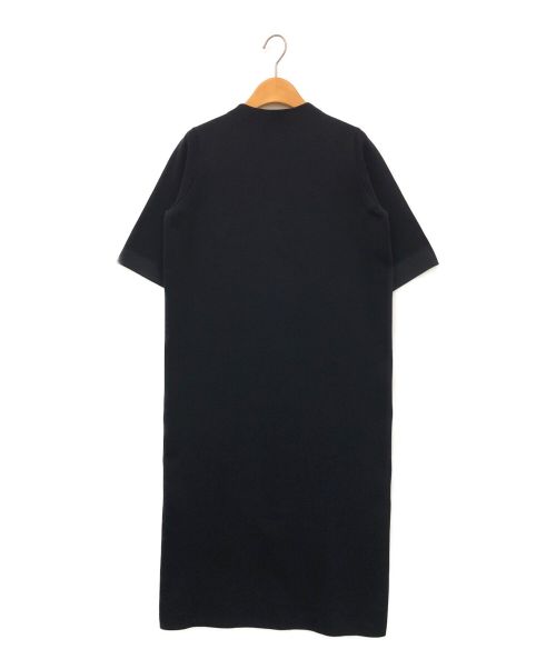 BALLSEY（ボールジィ）BALLSEY (ボールジィ) ポリエステルコットン バックパールボタンワンピース ブラック サイズ:Fの古着・服飾アイテム