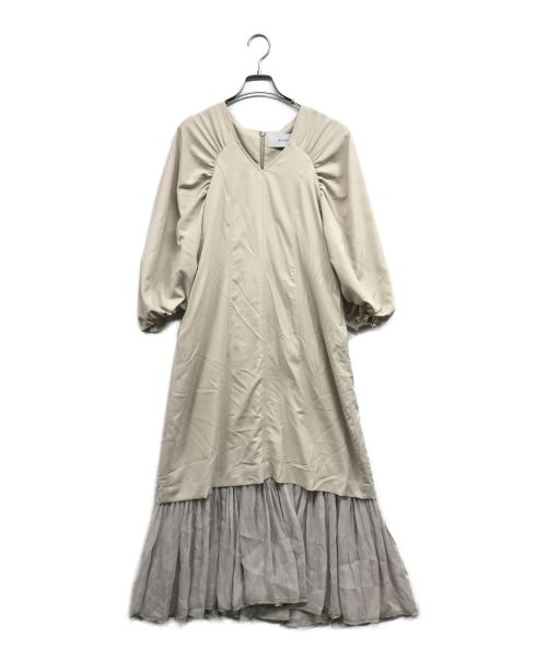 MURRAL（ミューラル）MURRAL (ミューラル) Float dress ベージュ サイズ:1の古着・服飾アイテム