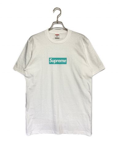 シュプリーム ティファニー コラボ ボックスロゴ Tシャツ メンズ ホワイト Supreme  【アパレル・小物】