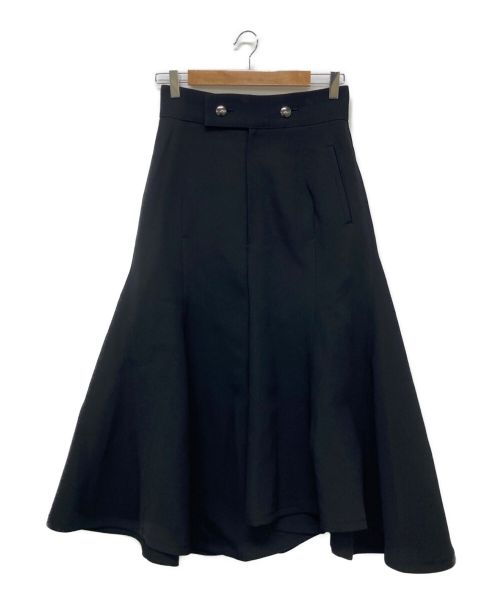 Ujoh（ウジョー）UJOH (ウジョー) Random Hem スカート ブラック サイズ:3の古着・服飾アイテム