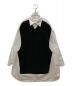 Maison Margiela（メゾンマルジェラ）の古着「Spliced ニット シャツ ドレス  S51DL0356 S44720」｜ホワイト×ブラック