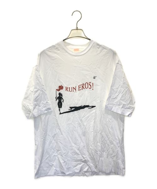 MAISON EUREKA（メゾンエウレカ）MAISON EUREKA (メゾンエウレカ) RUN EROSビッグシルエットTシャツ ホワイト サイズ:Fの古着・服飾アイテム