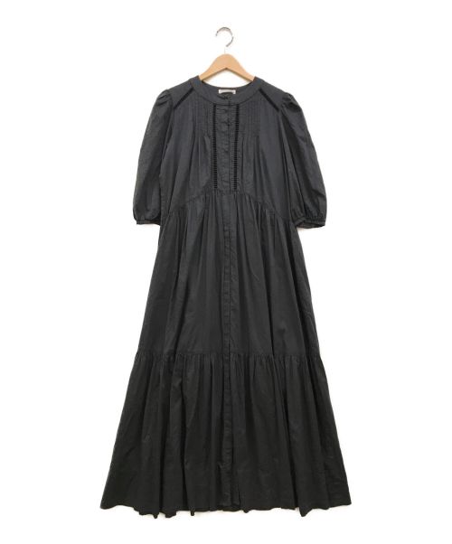 CASA FLINE（カーサフライン）CASA FLINE (カーサフライン) コットンティアードドレス ブラック サイズ:Fの古着・服飾アイテム