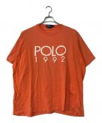 POLO RALPH LAURENポロ・ラルフローレン）の古着「1992 Summer Tシャツ」｜オレンジ
