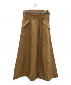 45Rフォーティーファイブアール）の古着「リネンダックのスカート」｜ブラウン