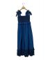 CASA FLINE (カーサフライン) スモッキングエンブロイダリードレス ブルー サイズ:F：12000円