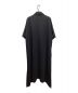 THE RERACS (ザ リラクス) WITH COLLAR BIB DRESS ブラック サイズ:38：9800円
