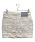 FENDI (フェンディ) MARC JACOBS (マーク ジェイコブス) デニム ロゴ ミニスカート ホワイト サイズ:42 未使用品：40000円