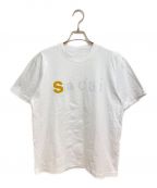 sacaiサカイ）の古着「22SS 反転ロゴプリントTシャツ」｜ホワイト