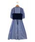 BLUE LABEL CRESTBRIDGE (ブルーレーベルクレストブリッジ) ニットビスチェシャツドレス ライトブルー サイズ:38：19800円