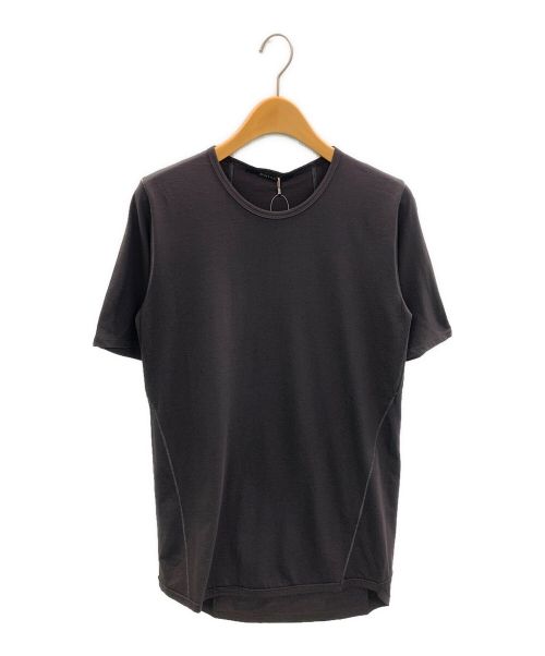 D.HYGEN（ディーハイゲン）D.HYGEN (ディーハイゲン) ソフトコットンジャージー半袖Tシャツ チャコールグレー サイズ:1の古着・服飾アイテム