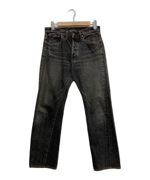 DENIME（ドゥニーム）DENIME (ドゥニーム) ブラックジーンズ ブラック サイズ:83.5cm(W33)の古着・服飾アイテム