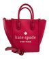 Kate Spade（ケイトスペード）の古着「エラミニトートバッグ　K7295　ロゴ　レザー」｜ピンク