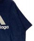中古・古着 adidas (アディダス) BALENCIAGA (バレンシアガ) オーバーサイズTシャツ ネイビー サイズ:2：72000円