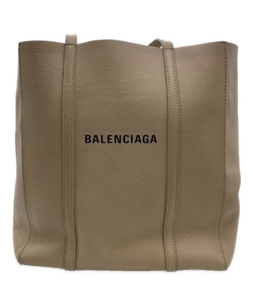 BALENCIAGA（バレンシアガ）BALENCIAGA (バレンシアガ) エブリデイ レザートートバッグ ベージュの古着・服飾アイテム
